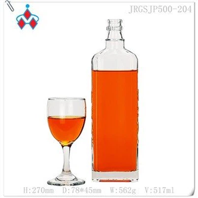 Крутые стеклянные бутылки для текилы